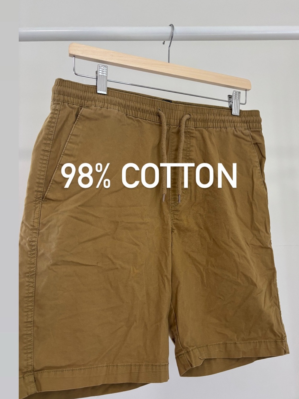 Volcom Cotton Drawstring Shorts | 98% cotton | size M